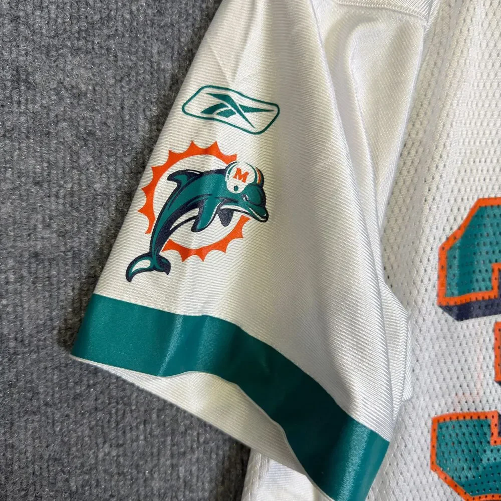 Ricky Williams Miami Dolphins Reebok Jersey NFL Youth XL 18-20 White Vintage